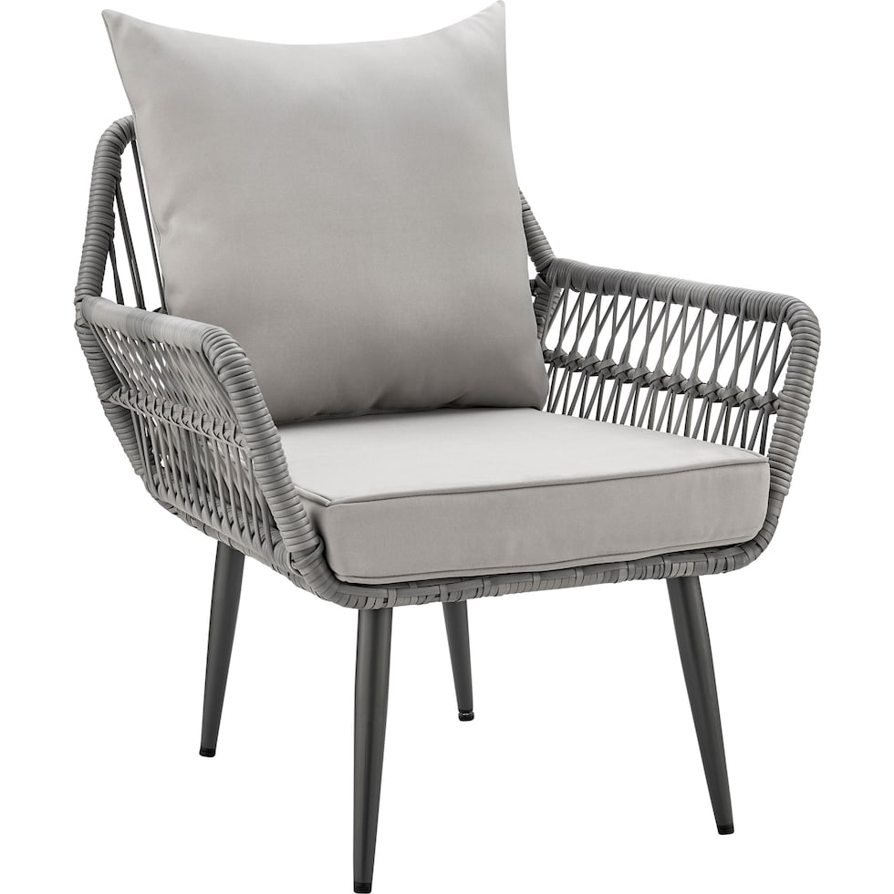 ocean city gray outdoor chair set   