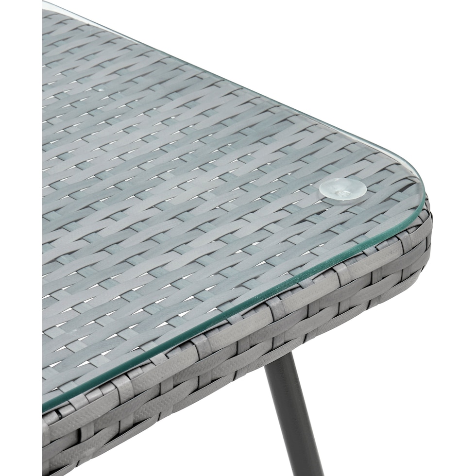 ocean city gray outdoor chair set   