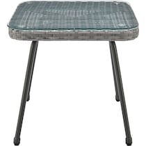 ocean city gray outdoor chair set   