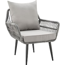 ocean city gray outdoor loveseat set   