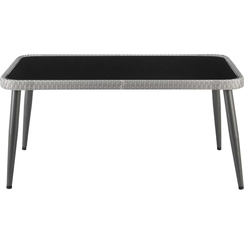 ocean city gray outdoor loveseat set   