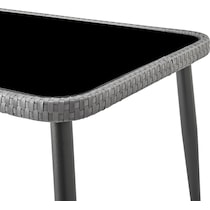 ocean city gray outdoor loveseat set   
