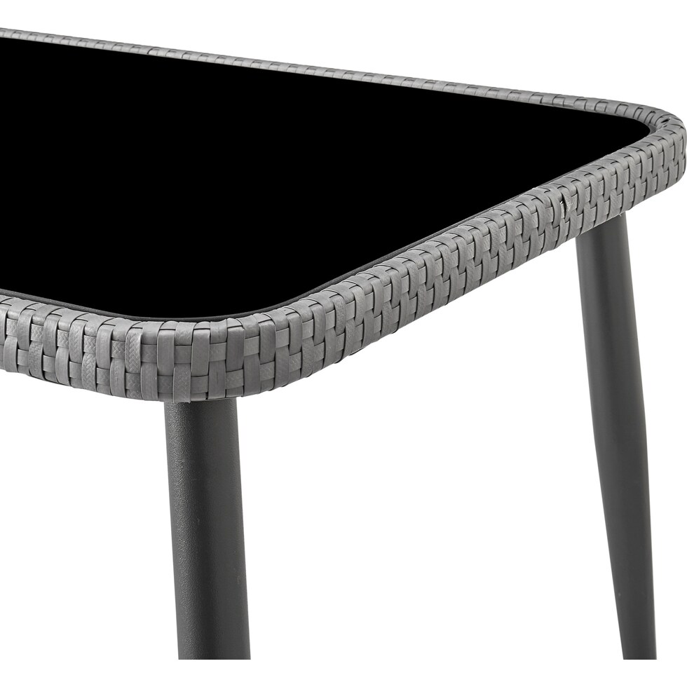ocean city gray outdoor loveseat set   