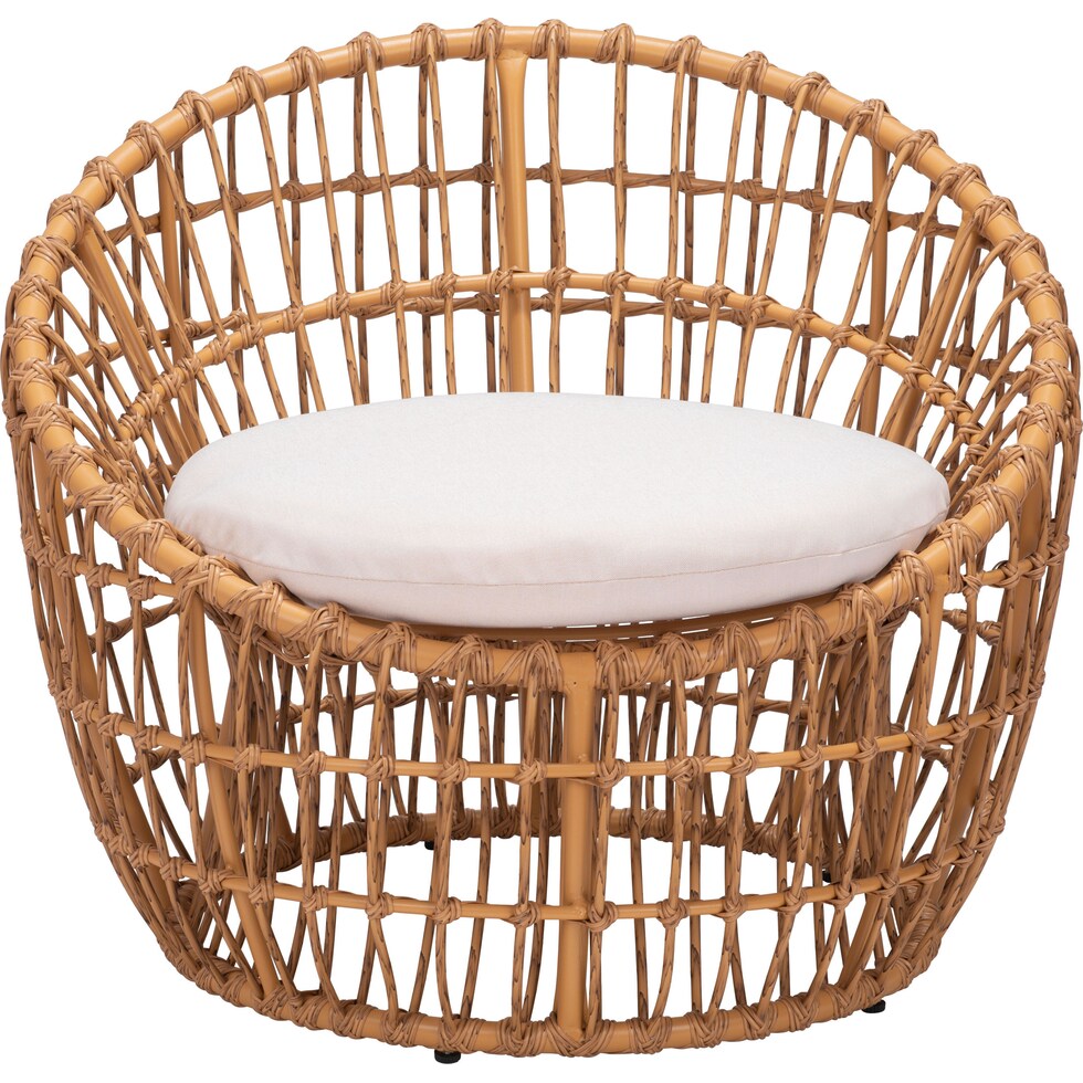 ocean mist tan cream outdoor chair   