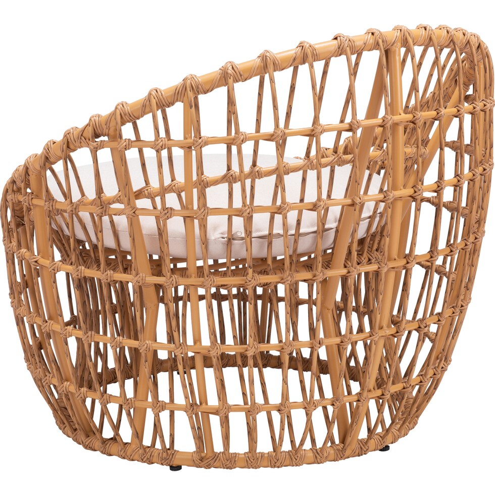 ocean mist tan cream outdoor chair   