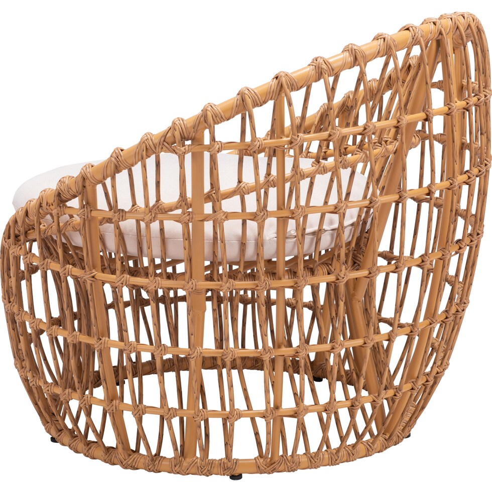 ocean mist tan cream outdoor chair   