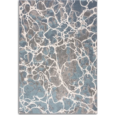 Ocean Floor 5' X 8' Area Rug - Blue