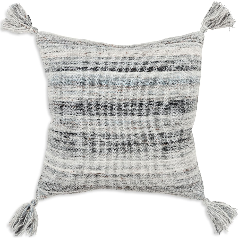 oceana gray outdoor accent pillow   