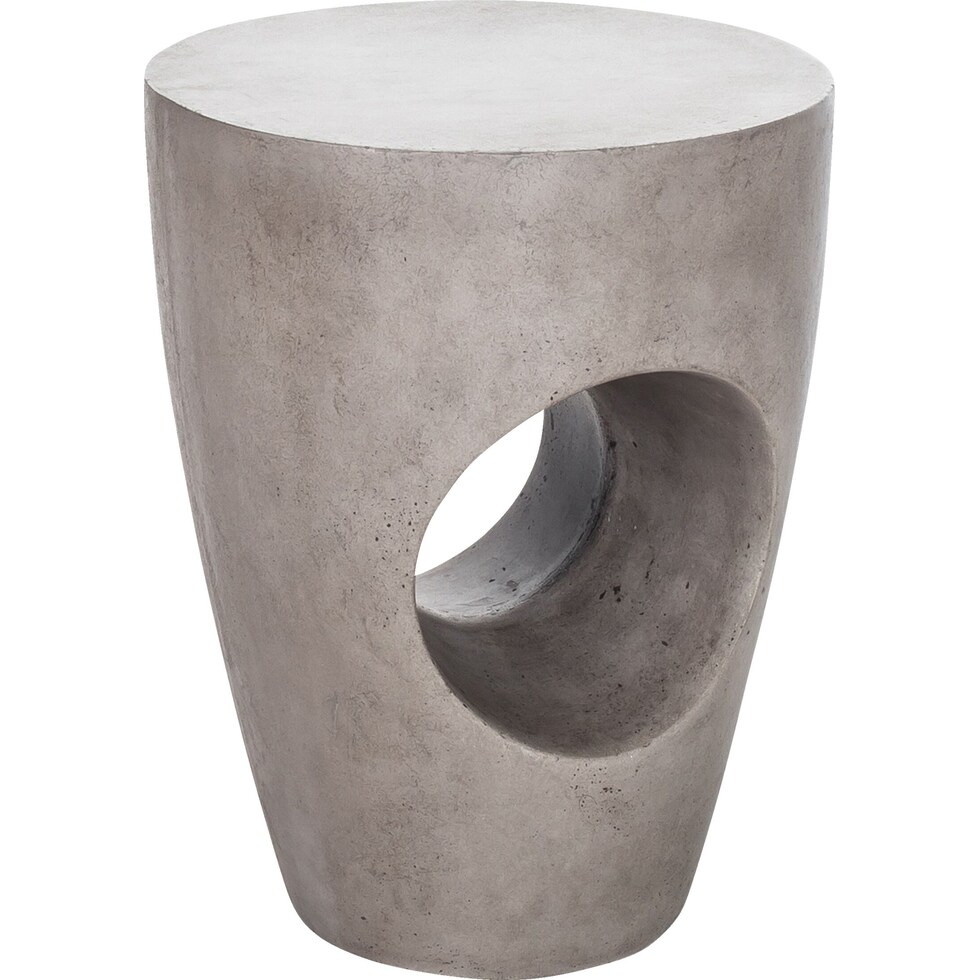 oda gray end table   