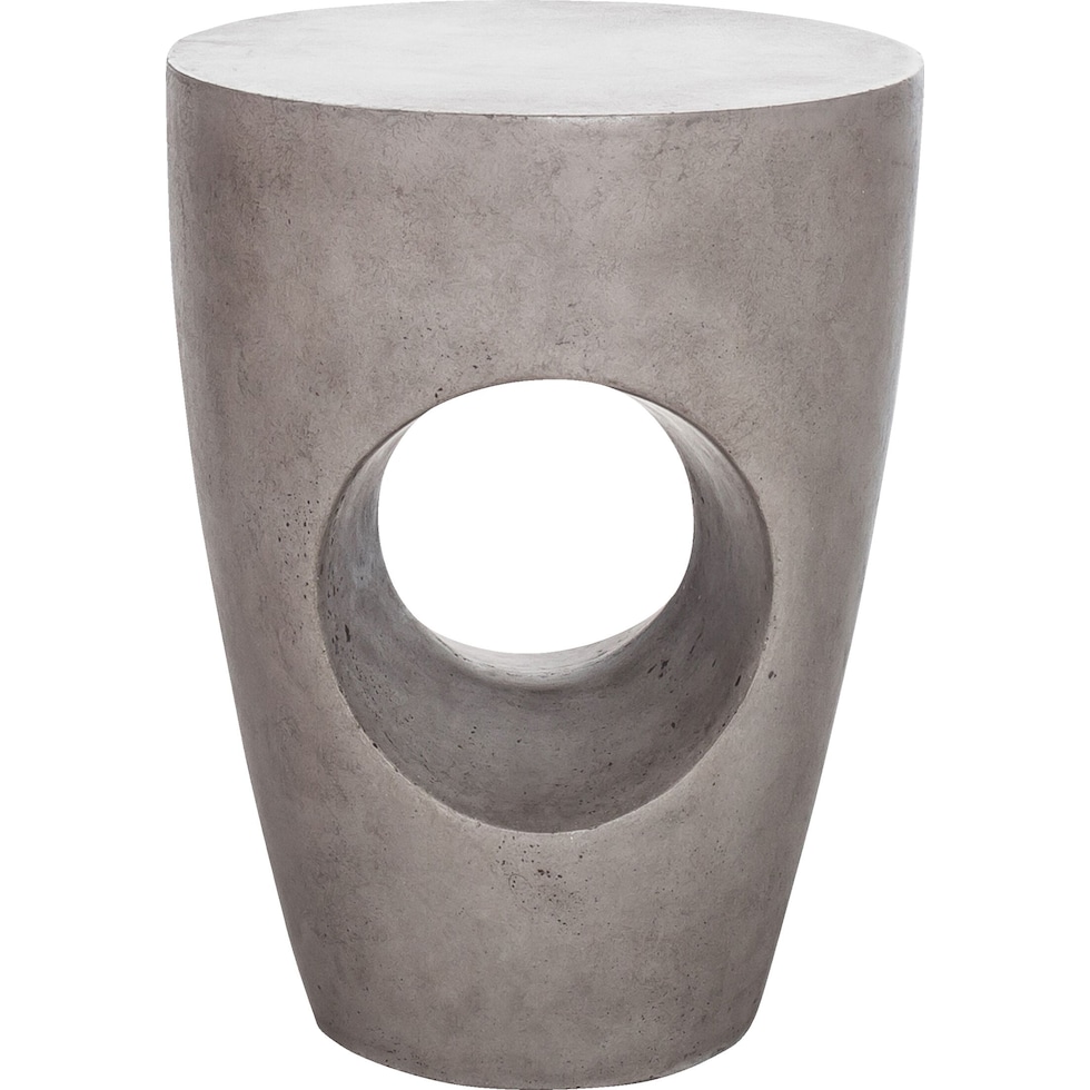 oda gray end table   