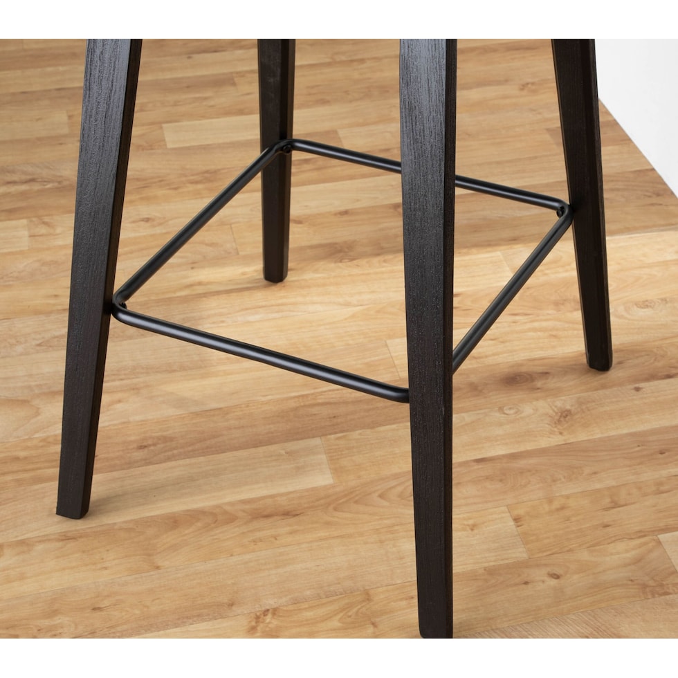 oden black counter height stool   