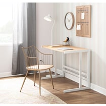 oden white dining chair   
