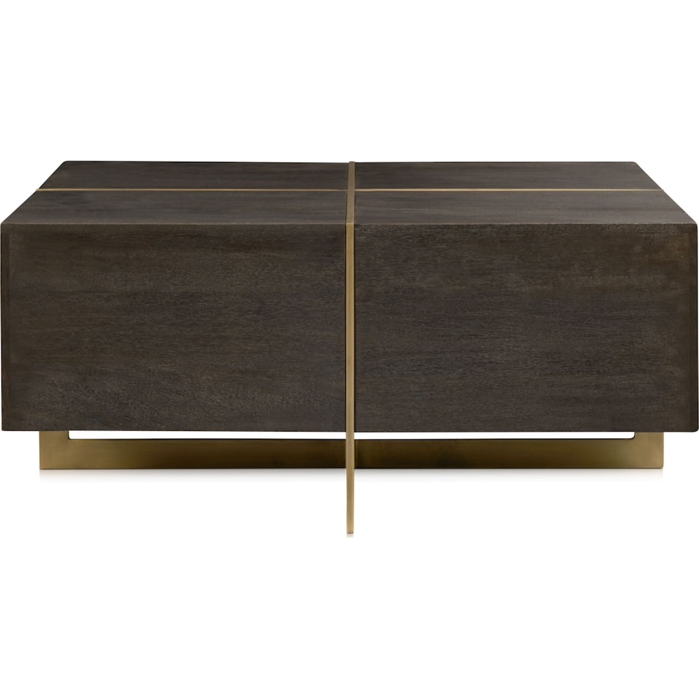 odessa dark brown coffee table   