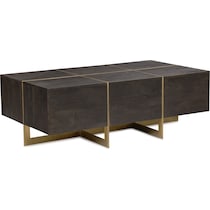 odessa dark brown coffee table   