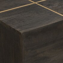 odessa dark brown end table   