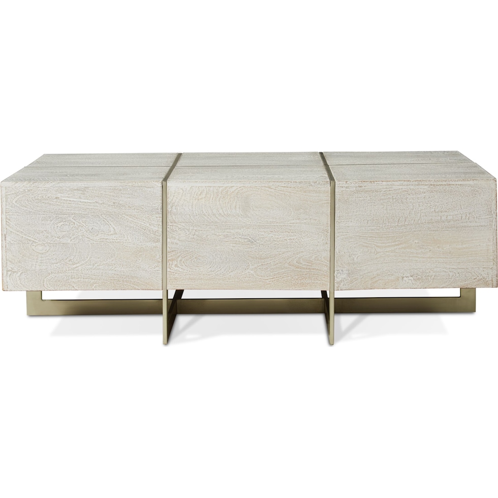 odessa white coffee table   