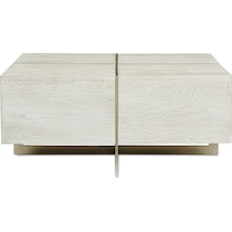 odessa white coffee table   