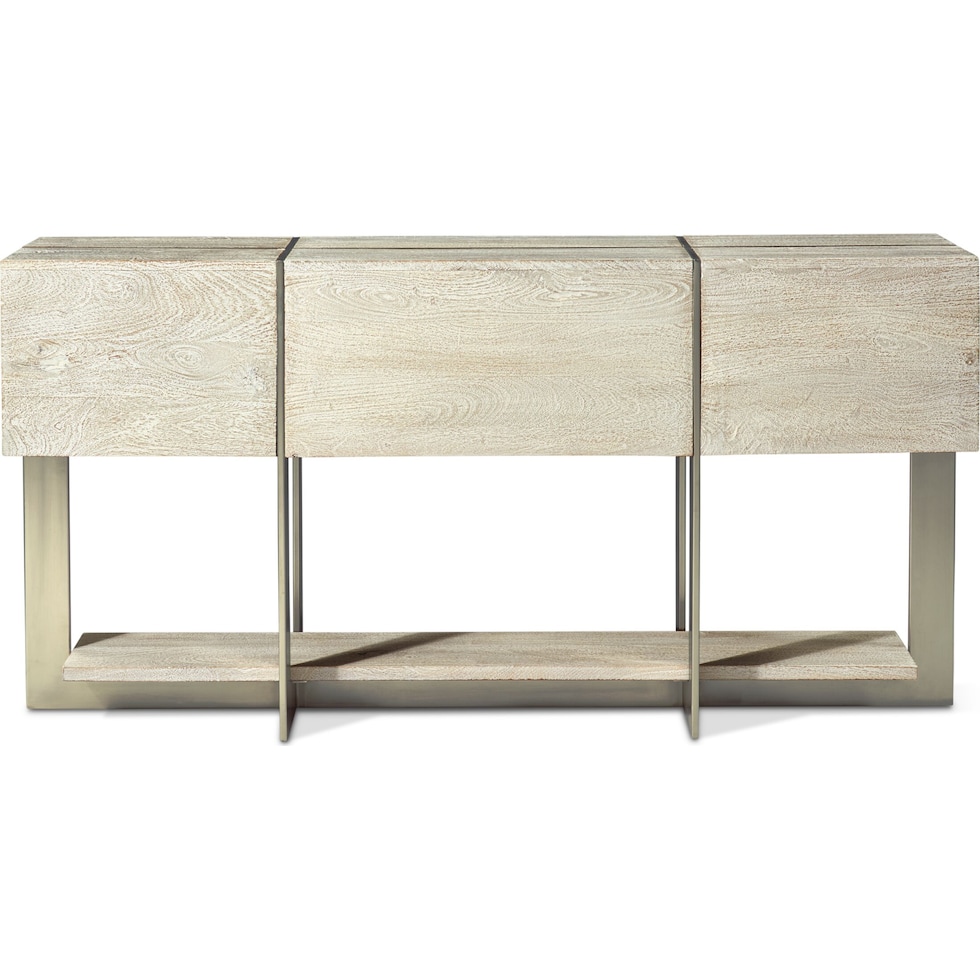 odessa white console table   