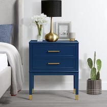 ohara blue side table   