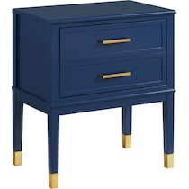 ohara blue side table   