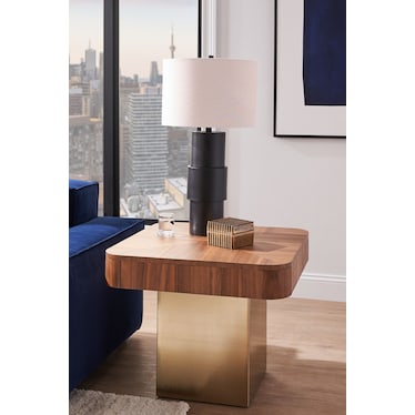Oiled Bronze Table Lamp