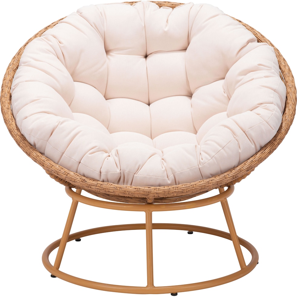 oklahoma tan cream outdoor chair   