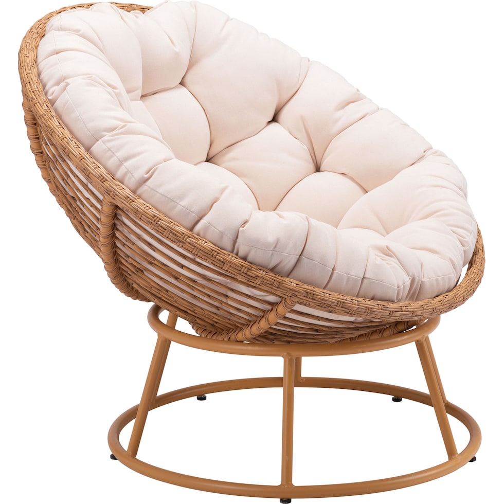 oklahoma tan cream outdoor chair   