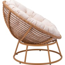 oklahoma tan cream outdoor chair   