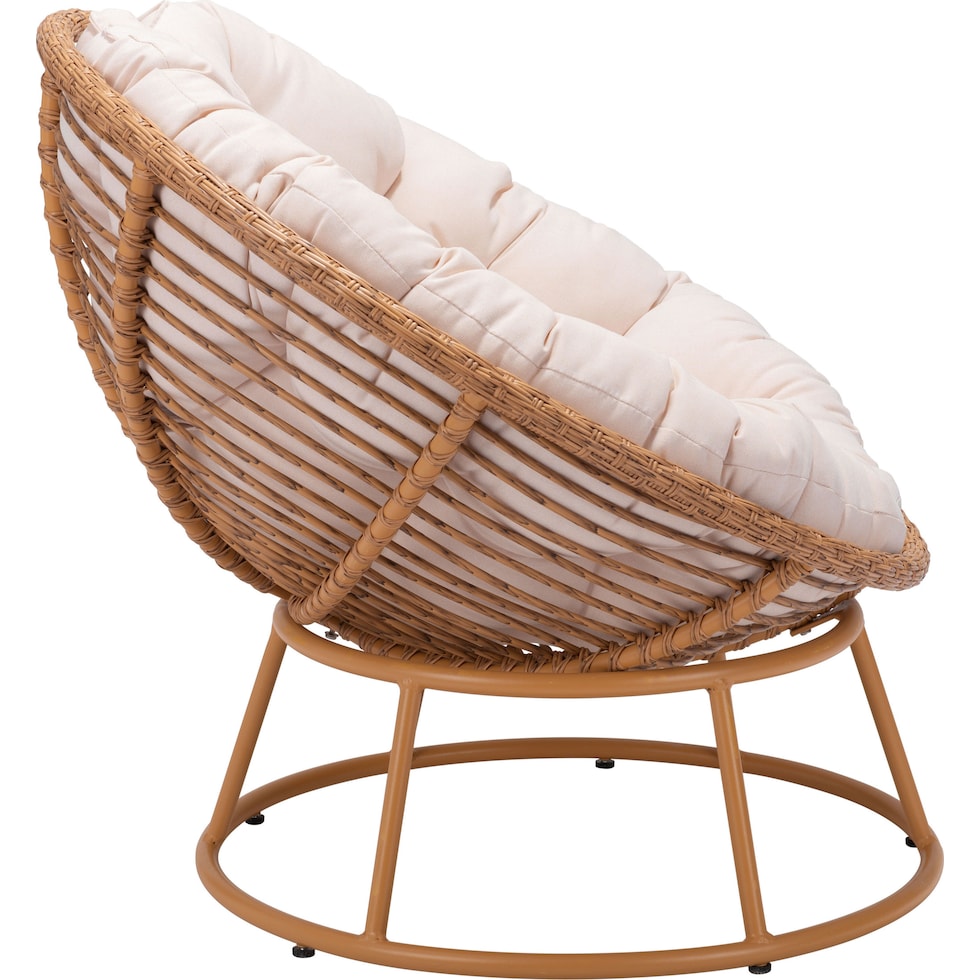 oklahoma tan cream outdoor chair   