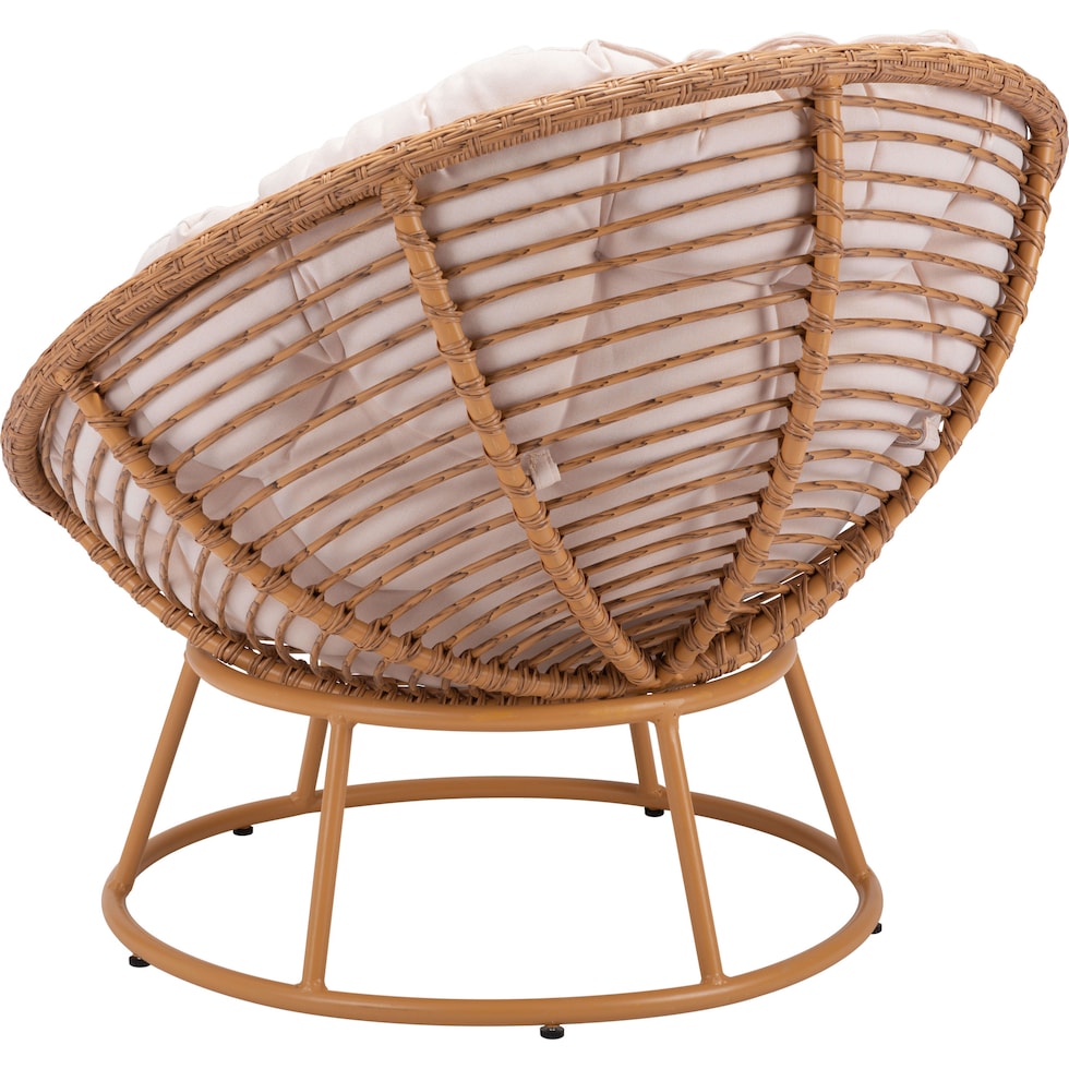oklahoma tan cream outdoor chair   