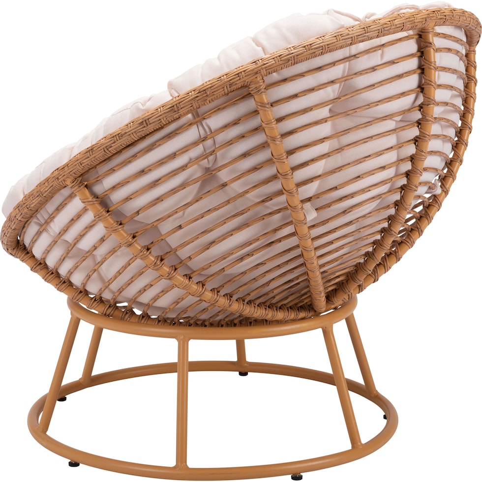 oklahoma tan cream outdoor chair   