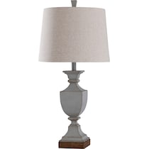 oldbury blue table lamp   