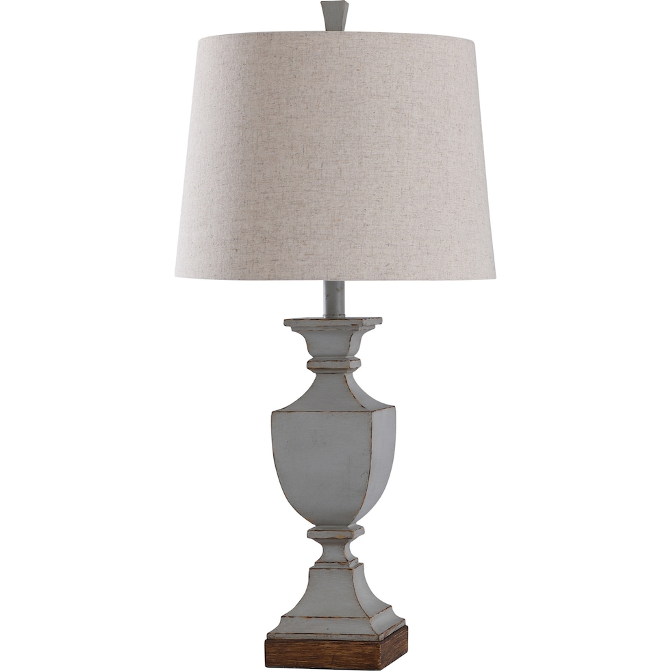 oldbury blue table lamp   