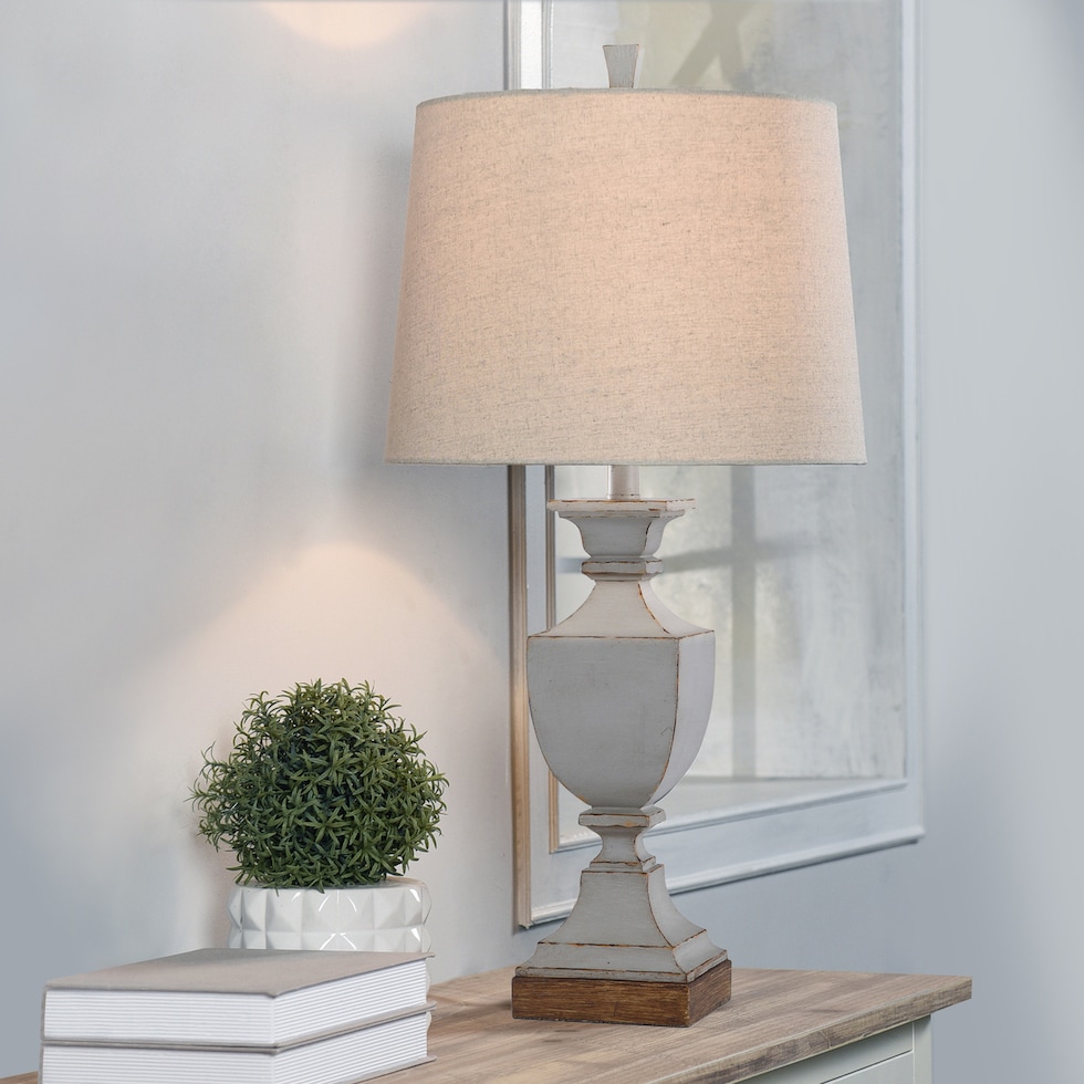 oldbury blue table lamp   