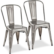oliver dining gray dining chair   