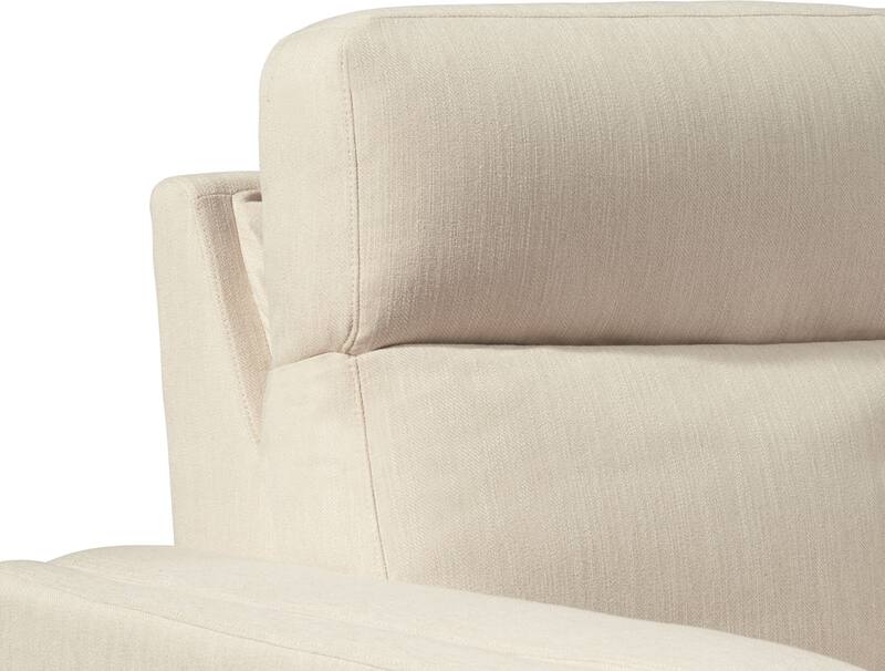 Oliver DualPower Reclining Sofa and Recliner Ivory American