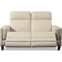 oliver white loveseat   
