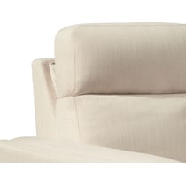 oliver white loveseat   