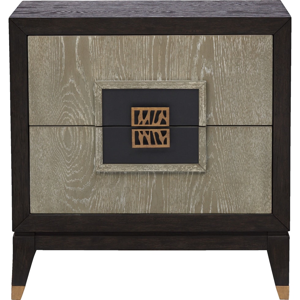 olivia bedroom black nightstand   