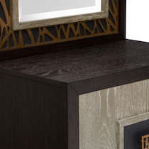 olivia bedroom black nightstand   