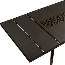 olivia dining room ebony  pc dining room   