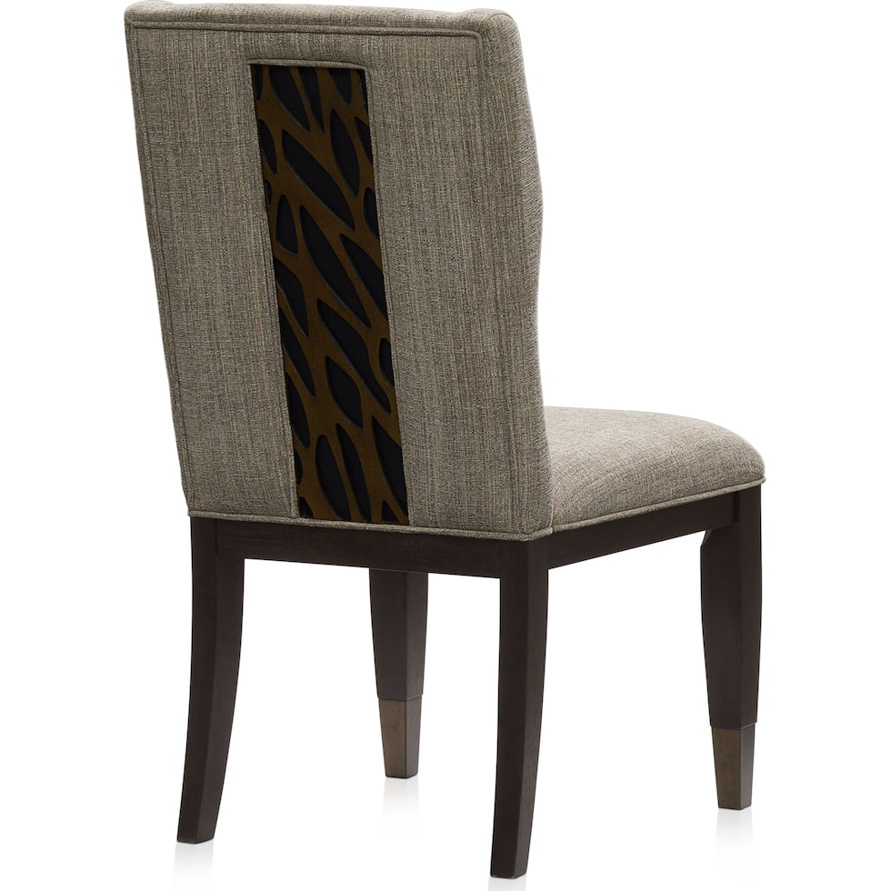 olivia dining room ebony dining chair   