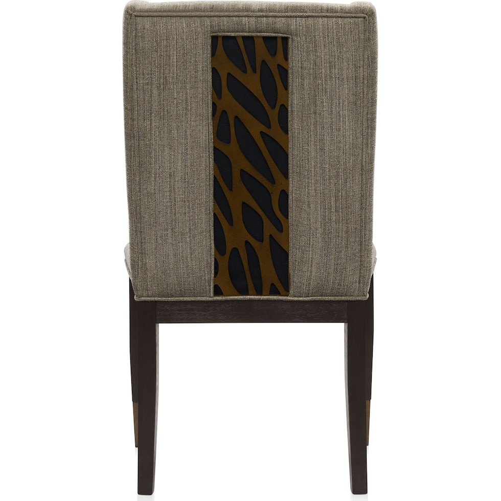 olivia dining room ebony dining chair   