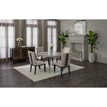 olivia dining room white  pc dining room   