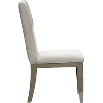 olivia dining room white dining chair   