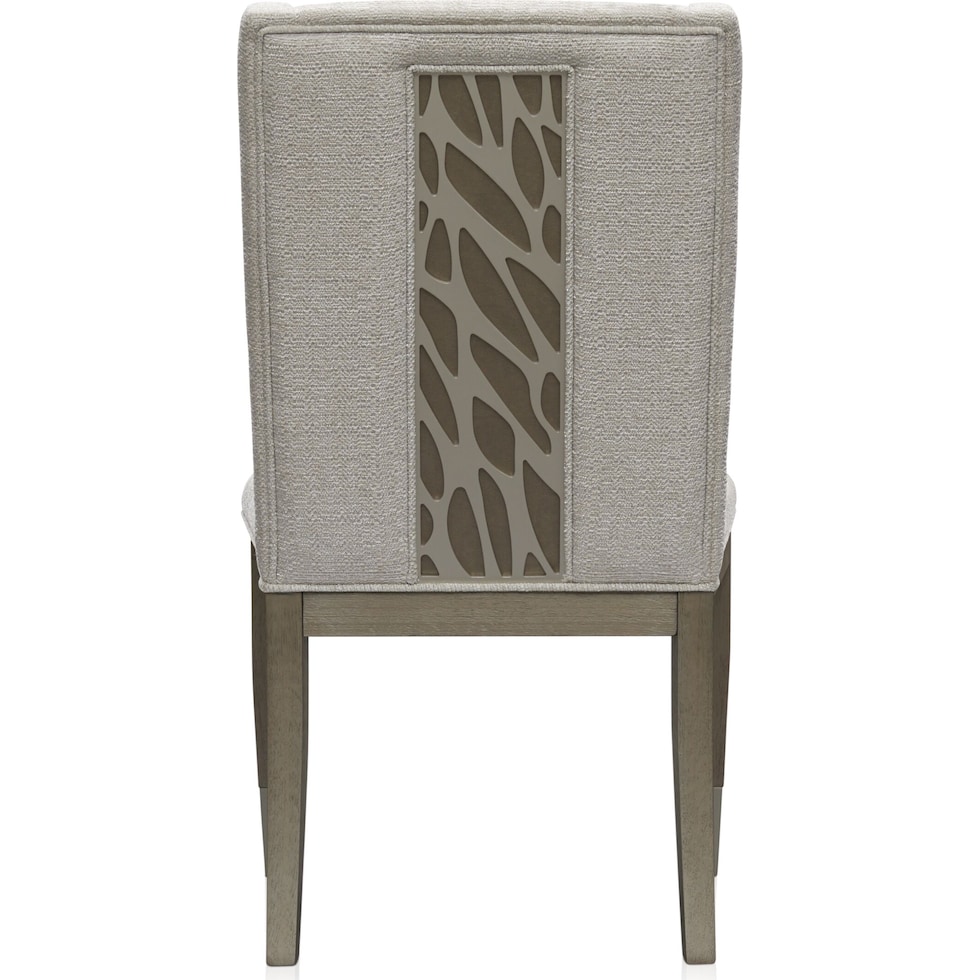 olivia dining room white dining chair   