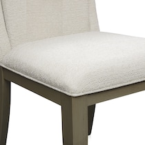 olivia dining room white dining chair   