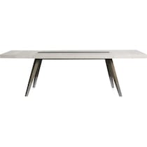 olivia dining room white dining table   