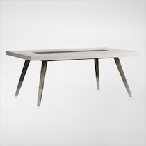olivia dining room white dining table   