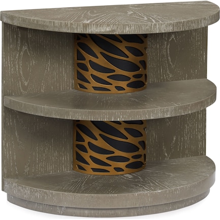 Olivia Chairside Table - Ebony